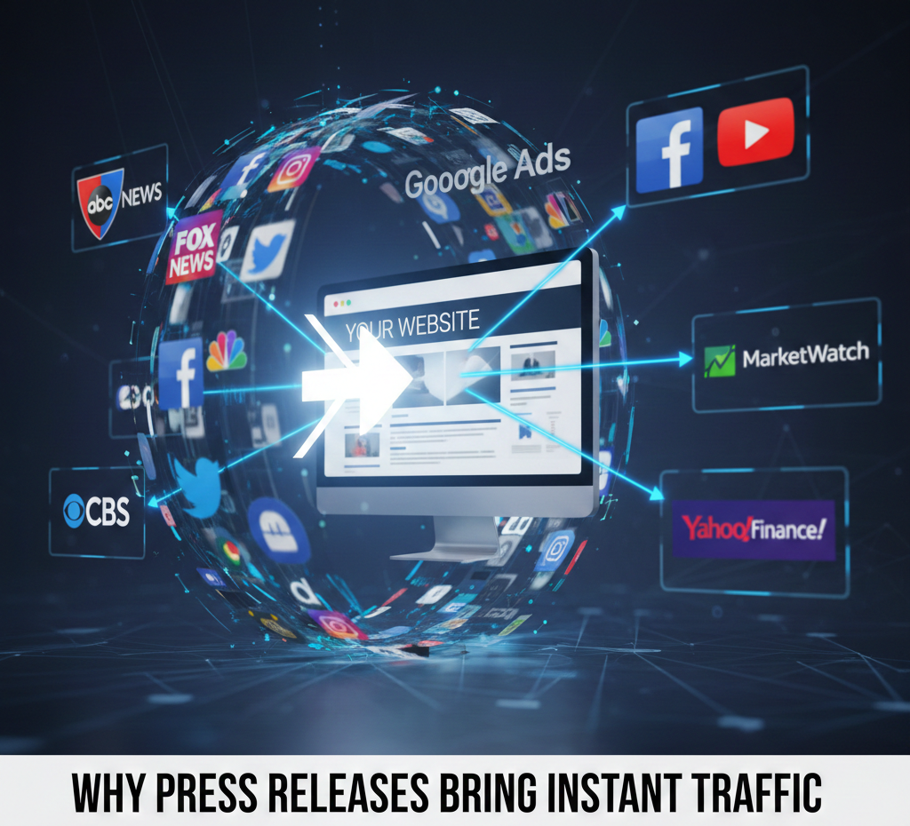 Why Press Releases Bring Instant Traffic to Your Website 5 Why Press Releases Bring Instant Traffic to Your Website