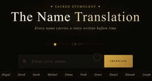 Name Translation Bible 1 Name Translation Bible